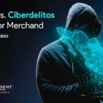 México vs. Ciberdelitos: Hacker con computadora abierta y mapa de México